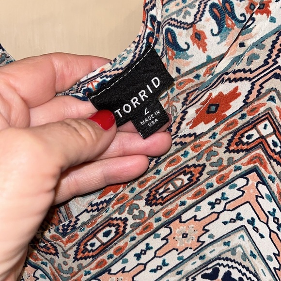 Torrid Tunic 3/4 sleeve size 2 - Picture 4 of 9